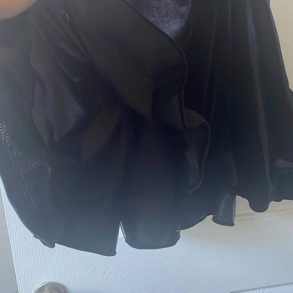 Vintage B. Darlin Black Embroidered Dress - Picture 6 of 6